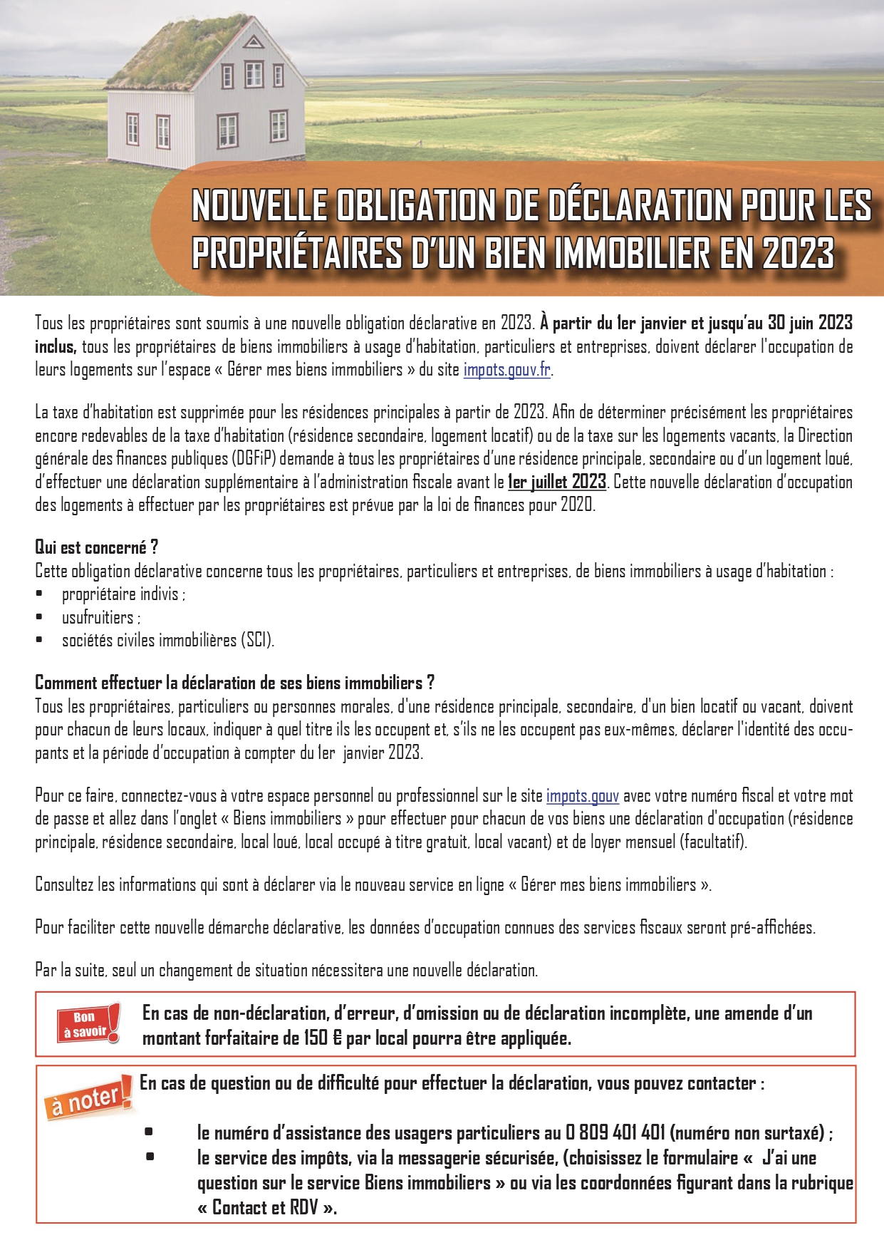 DECLARATION BIENS IMMOBILIERS page 0001