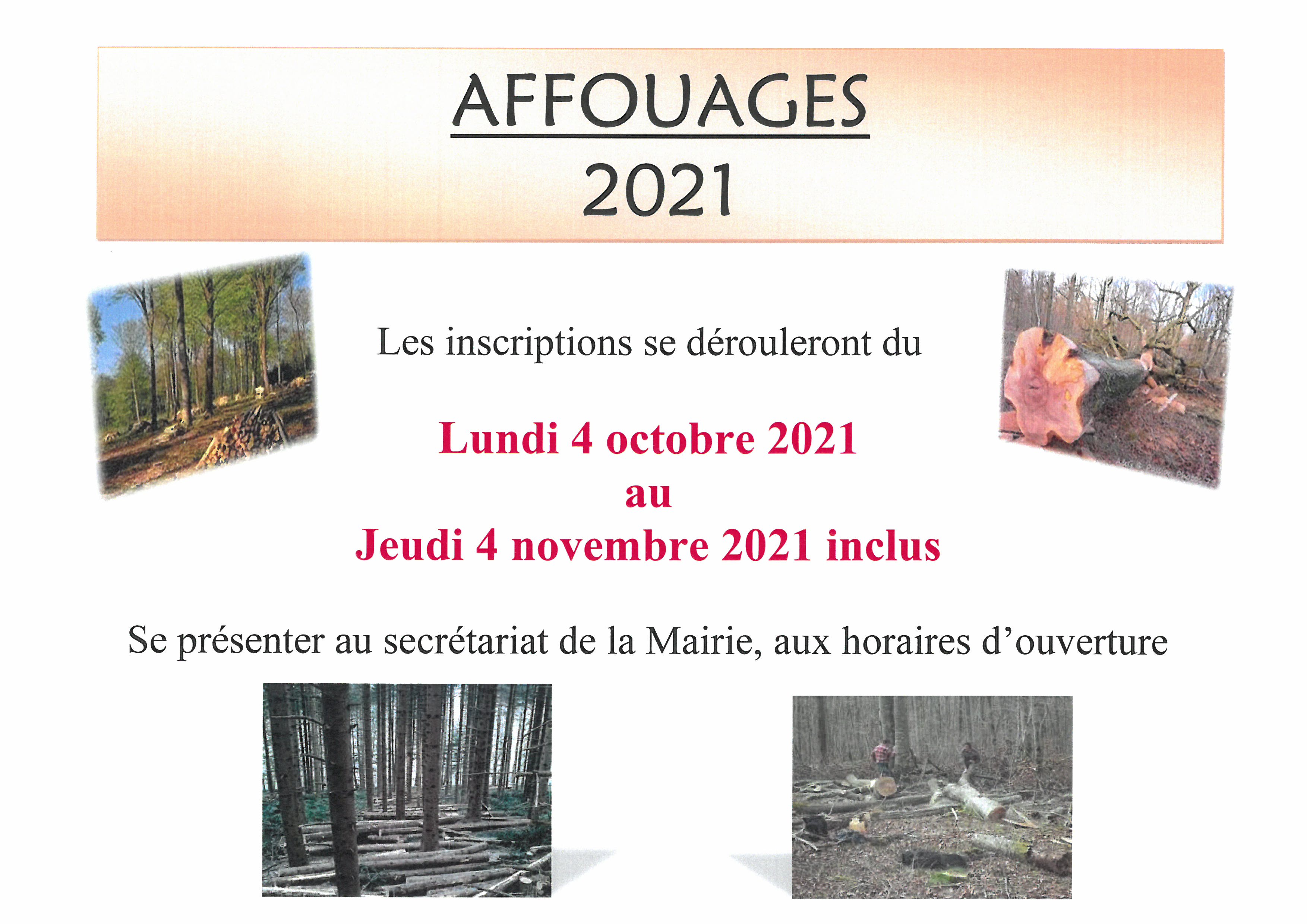 AFFOUAGES 2021